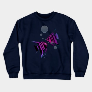 Neon Angelfish Crewneck Sweatshirt